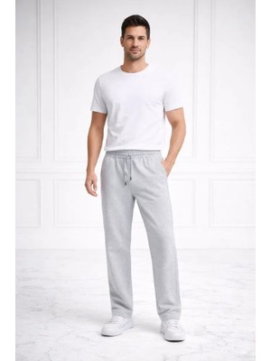 Beruflic Erkek Düz Paça Beli Lastikli Ipli Günlük Spor Eşofman Altı Rahat Fit