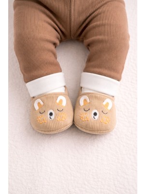 Numix Baby Kids Yumuşak Çoraplı Triko Bebek Ilk Adım Ayakkabı, Hafif, Sevimli, Sıcacık Patik-Panduf