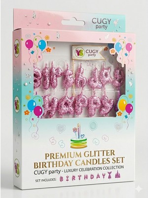 Doğum Günü Kızı Yazılı Doğum Günü Pasta Mumu Deniz Kızı Temalı