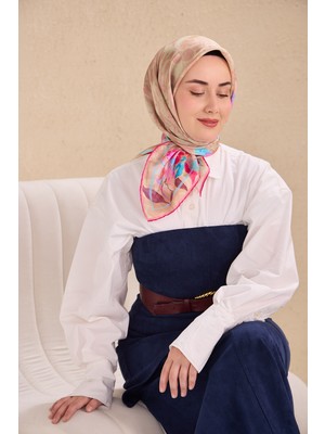 Silk Home Twill Ipek Eşarp 11511-03 Pudra Pembe