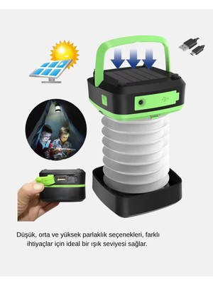 MidasTech Taşınabilir Şarjlı LED Lamba – Dokunmatik Kontrol, Üç Kademeli Işık ve Uzun Ömürlü Pil