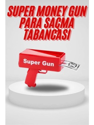 Para Saçma Tabancası Kırmızı Para Fırlatma Oyuncağı Parti Eğlencesi Midastech