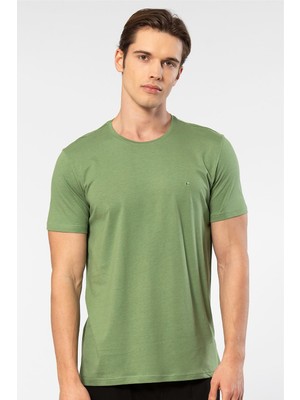 Cacharel Erkek Bisiklet Yaka T-Shirt