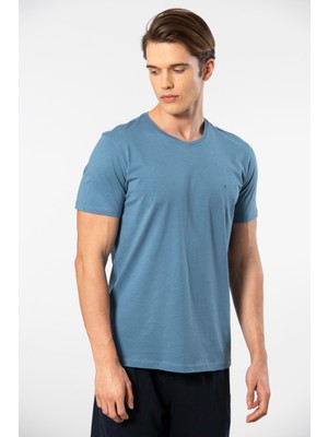 Cacharel Erkek Bisiklet Yaka T-Shirt