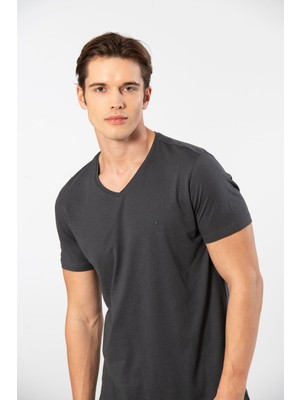 Cacharel Erkek V Yaka T-Shirt