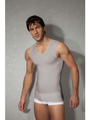 Doreanse Erkek Gri Modal Bisiklet Yaka Atlet 2205