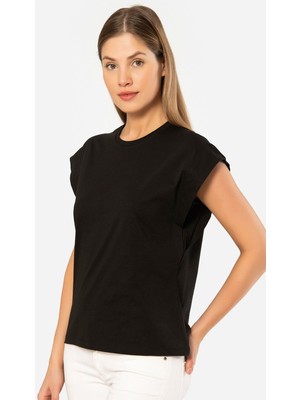 Türen Kadin Vatka Görünümlü T-Shirt