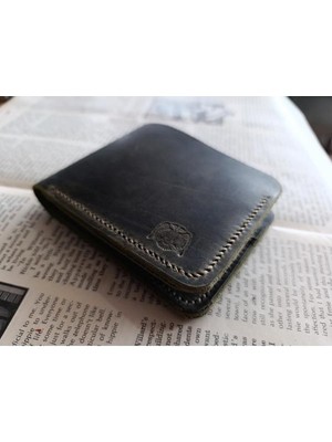 Mahfuz Gerçek Deri Tamamen El Emeği Cüzdan 22CM*8CM * 1 Kağıt Para Alanı 4 Kart Bölmesi Dak7