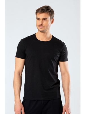 Cacharel Erkek Bisiklet Yaka T-Shirt
