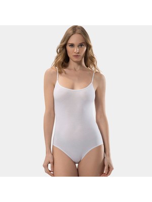Türen Kadin Ip Askili Pamuklu Agrafli Body