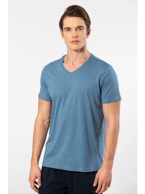 Cacharel Erkek V Yaka T-Shirt