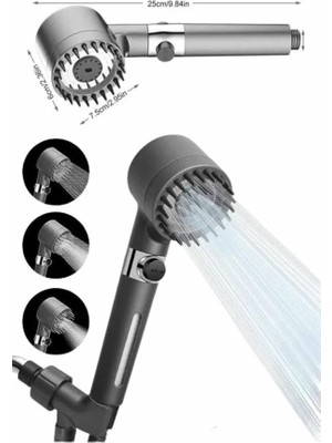 Masaj Etkili Duş Başlığı Midastech