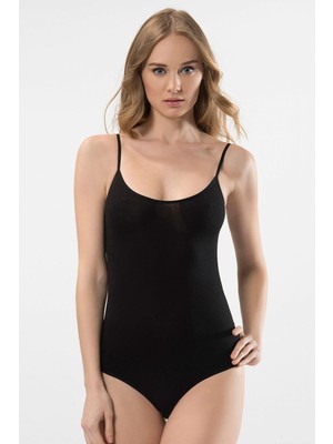 Türen Kadin Ip Askili Pamuklu Agrafli Body