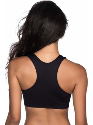 Siyah Mı Emay 4011 Sporcu Toparlayıcı Büstiyer