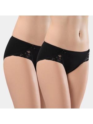 Türen Kadin Likrali Dantelli Bikini (2'li Paket)