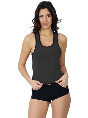 Emay Siyah Mı 9157 Terlemeyi Sağlayan Kısa Atlet