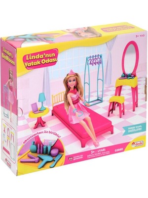 03669 Linda'nın Yatak Odası Oyun Seti -Dede