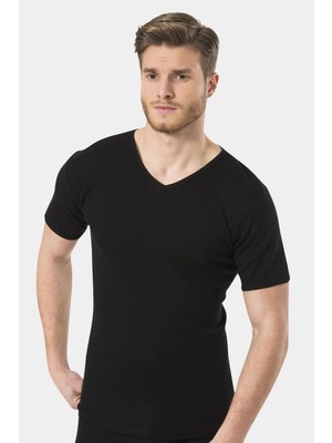 Türen Erkek Ribana V Yaka Fanila