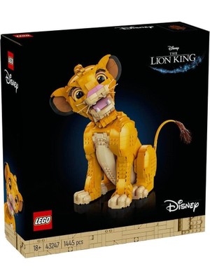 43247 LEGO Disney Aslan Kral  Genç Simba 1445 Parça +18 Yaş