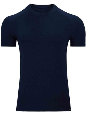Doreanse Erkek Modal Yuvarlak Yaka Kısa Kol T Shirt 2535 Lacivert