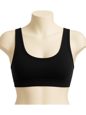 Siyah Mı Emay 1817 6'lı Pedli Sporcu Sütyen