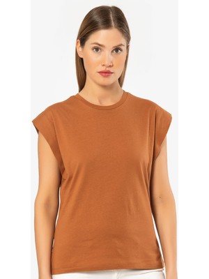 Türen Kadin Vatka Görünümlü T-Shirt