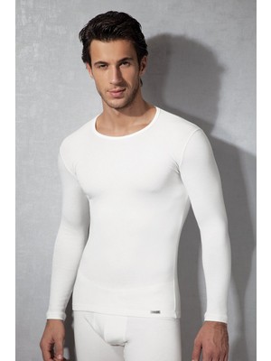 Doreanse Erkek Termal Polyester Yuvarlak Yaka Uzun Kollu T Shirt 2960