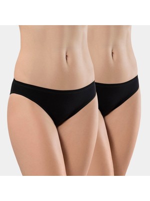 Türen Kadin Likrali 2'li Pamuklu Bikini Külot