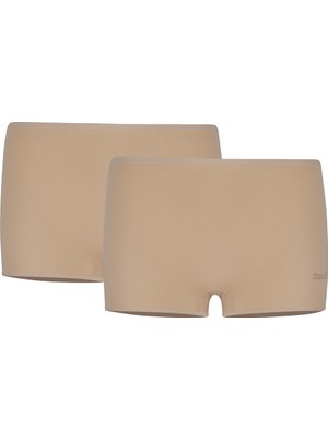 Kom Basic Kadın Short Külot 2li Ten Renk