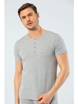 Cacharel Erkek Bisiklet Yaka Dügmeli T-Shirt