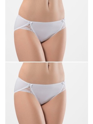 Türen Kadin Likrali Dantelli Bikini (2'li Paket)
