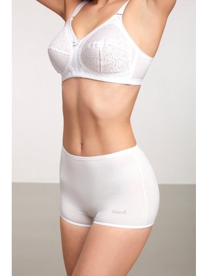 Kom Basic Kadın Short Külot 2li Beyaz