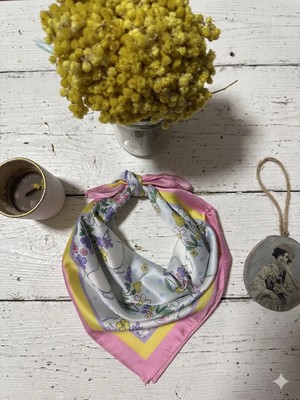 Trend Dokunuş Kadın Bahar Renkli Fular