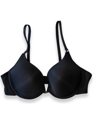 Kom Simple Push Up Sütyen Siyah
