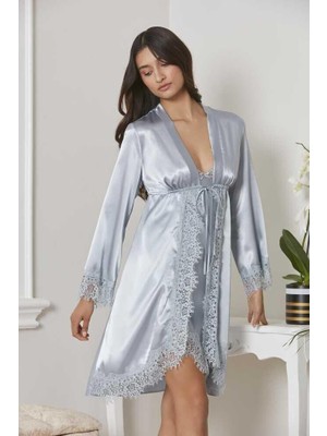 Pierre Cardin Kadın 4'lü Mist Saten Takım Gelin Çeyiz Seti 7045