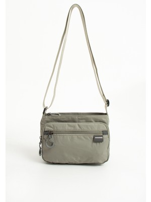 Sanmorris 6031 Kadın 4 Bölmeli Suya Dayanıklı Paraşüt Kumaş Ayarlanabilir Çapraz Askılı Omuz Çantası