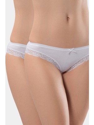 Türen Kadin Likrali Fistolu Bikini (2'li Paket)