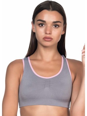 Gri Pembe Mı Emay 4024 Double Toparlayıcı Büstiyer