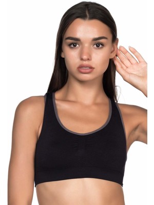 Siyah-Antrasit Mı Emay 4024 Double Toparlayıcı Büstiyer