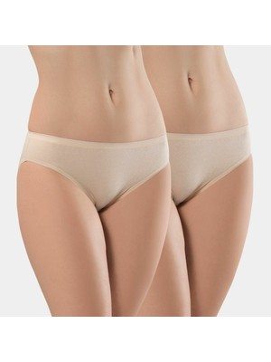Türen Kadin Biyeli Pamuklu Bikini Külot 2'li Paket