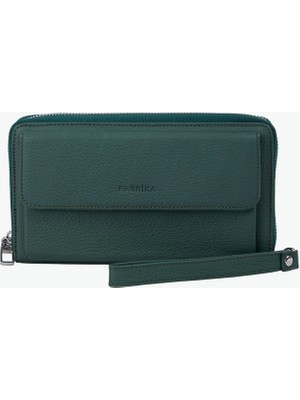 Fabrika Frk 530 Flt Deri Yeşil Yeşil Erkek Deri  Cüzdan