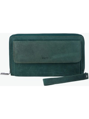 Fabrika Frk 530 Crayz Yeşil Yeşil Erkek Deri  Cüzdan