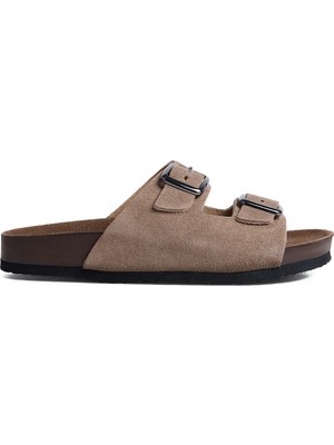 Penford Bej Erkek Terlik Catalına-Nexıa-Suet