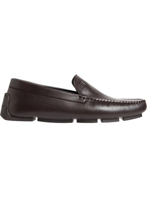 Calvin Klein Koyu Kahve Erkek Loafer Drıver Penny Embl Lth