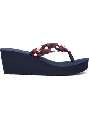 Tommy Hilfiger Lacivert Kadın Plaj Terliği FW0FW091980GY