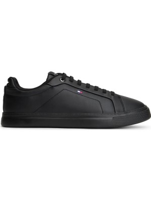 Tommy Hilfiger Siyah Erkek Sneaker Icon Court Lıght Ess