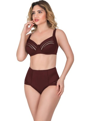Bordo Mı Emay 183 C Yan Destekli Toparlayıcı Balenli Sütyen