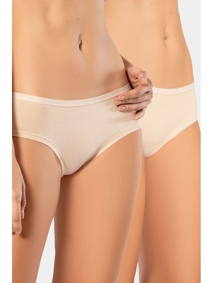 Türen Kadin Likrali 2'li Pamuklu Hipster Külot