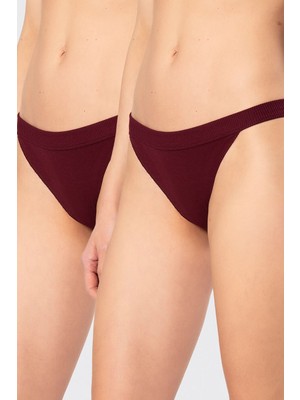 Türen Kadin Likrali Ribana Tanga 2'li Paket