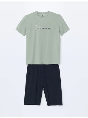 Lc Waikiki Yeni Sezon Standart Kalıp Erkek Şortlu Pijama Takımı